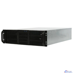 Procase Корпус 3U server case,6x5.25+4HDD,черный,без блока питания(2U,2U-redundant),глубина 650мм,MB EATX 12"x13",8slot,панель вентиляторов 3*120x25 PWM [RE306-D6H4-FE8-65]