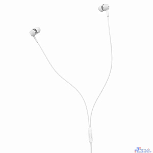 HOCO M70/ Наушники + микрофон/ Кнопка ответа/ 1.2м/ 3.5 mm jack/ White