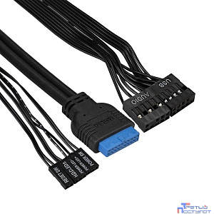 Exegate EX299369RUS Корпус Miditower ExeGate XP-340U-UNS350 (ATX, БП UNS350 с вент. 12см, 1*USB+2*USB3.0, аудио)