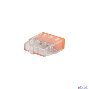 Rexant 07-3212 Экспресс-клемма СМК 2273-203, 3-проводная 0.5-2.5 мм?, прозрачная (100 шт./уп.)