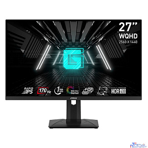MSI Optix 27" G274QPF E2 {IPS 2560x1440 180Hz 1ms 10bit(8bit+FRC) 178/178 400cd 1000:1 2xHDMI2.0 DisplayPort1.4 USB-C(15W) HAS Pivot VESA} [9S6-3CC29H-270/9S6-3CC29H-460]