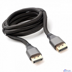 Cablexpert CC-DP8K-6, 20M/20M, v1.4, нейлоновая оплетка, метал. разъемы, 1.8м, черный, коробка
