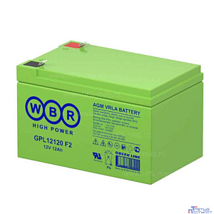 WBR Батарея GPL12120 F2 (12V/12Ah)