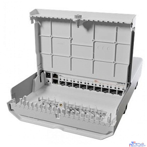 MikroTik CRS310-1G-5S-4S+OUT Коммутатор уличный, оптический 1*1Gbit Rj45, 5*1Gbit SFP, 4*10Gbit SFP+