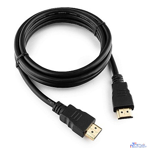 Cablexpert Кабель HDMI 19M/19M, v2.0, медь, позол.контакты, экран, 1.5м, черный, пакет (CC-HDMI4-5)