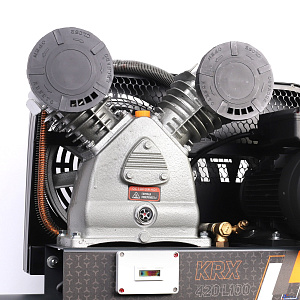 Компрессор PATRIOT KRX 420 L100 [545302315] { поршневой, ременной, масляный, 420 л/мин, 100 л, 10 бар, 2.2 кВт, 230 В }