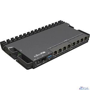 MikroTik RB5009UPr+S+IN Маршрутизатор CPU ARM64, 4 ядра 350-1400MHZ, 1GB RAM, 7*1Gbit RJ45, 1*2.5gbit RJ45, PoE out 1-7port